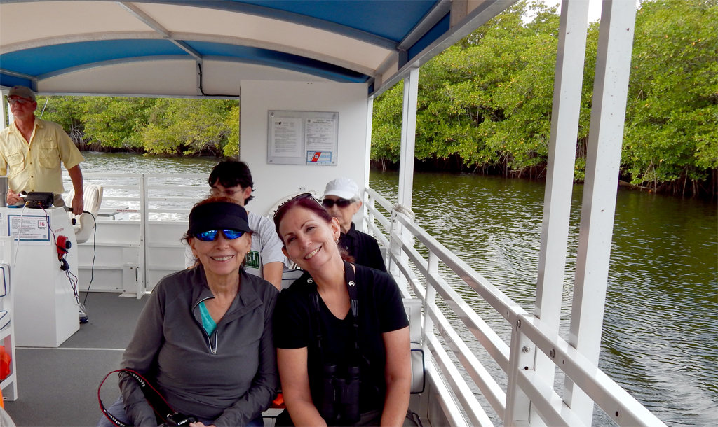 Dana and Shirley on Loxahatchee Queen copy